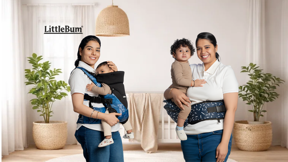 ergonomic baby carrier for newborn and toddler by littlebum