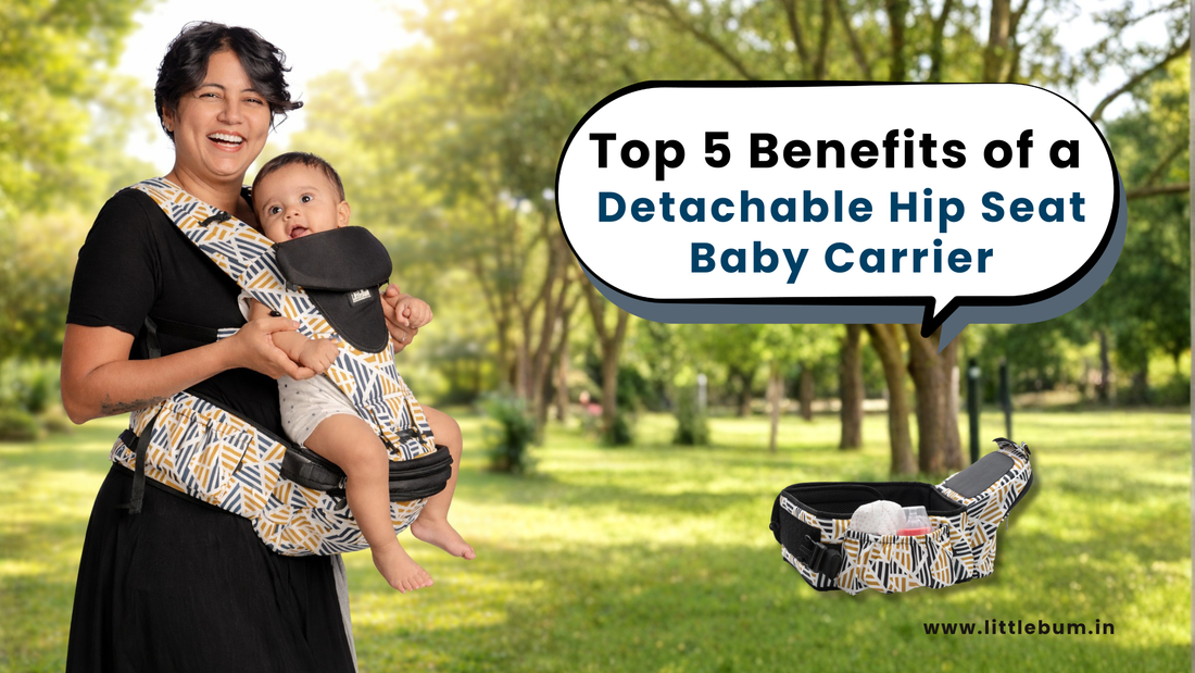 ergonomic detachable hip seat baby carrier with m position support