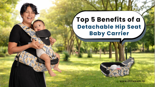 ergonomic detachable hip seat baby carrier with m position support