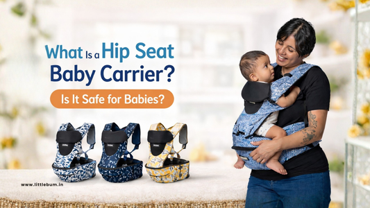 Detachable hip seat baby carrier for infants and toddlers