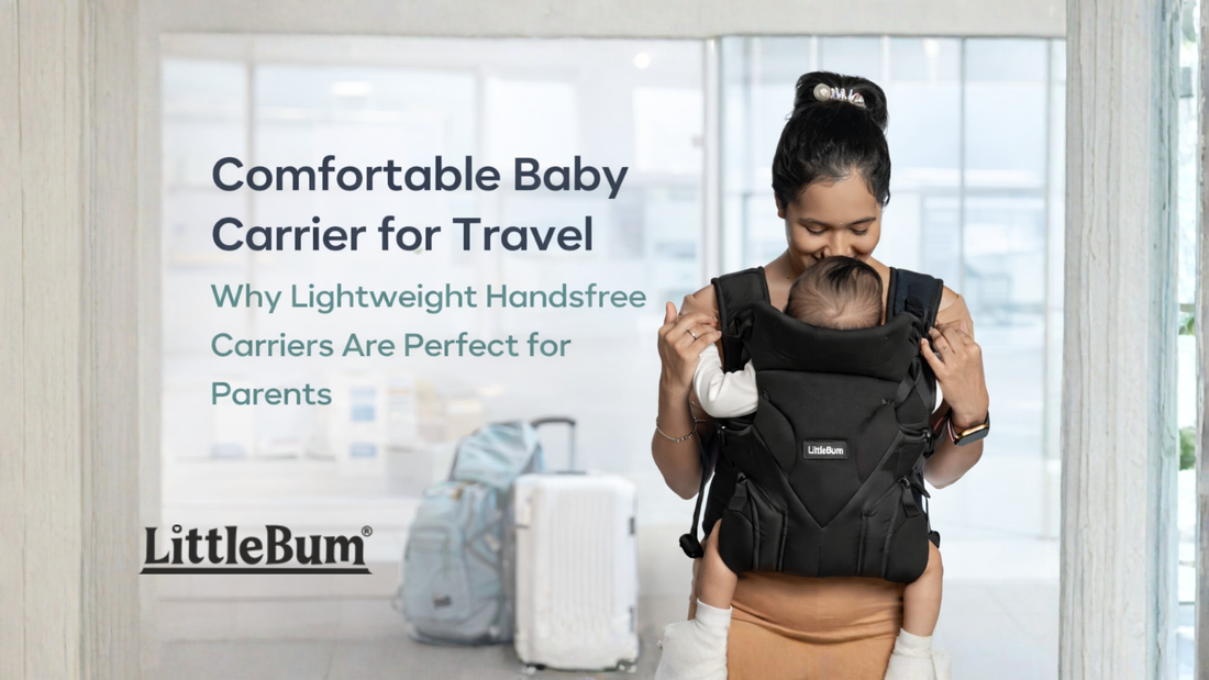Comfortable Baby Carrier for Travel – Lightweight Handsfree Baby Carrier for Parents