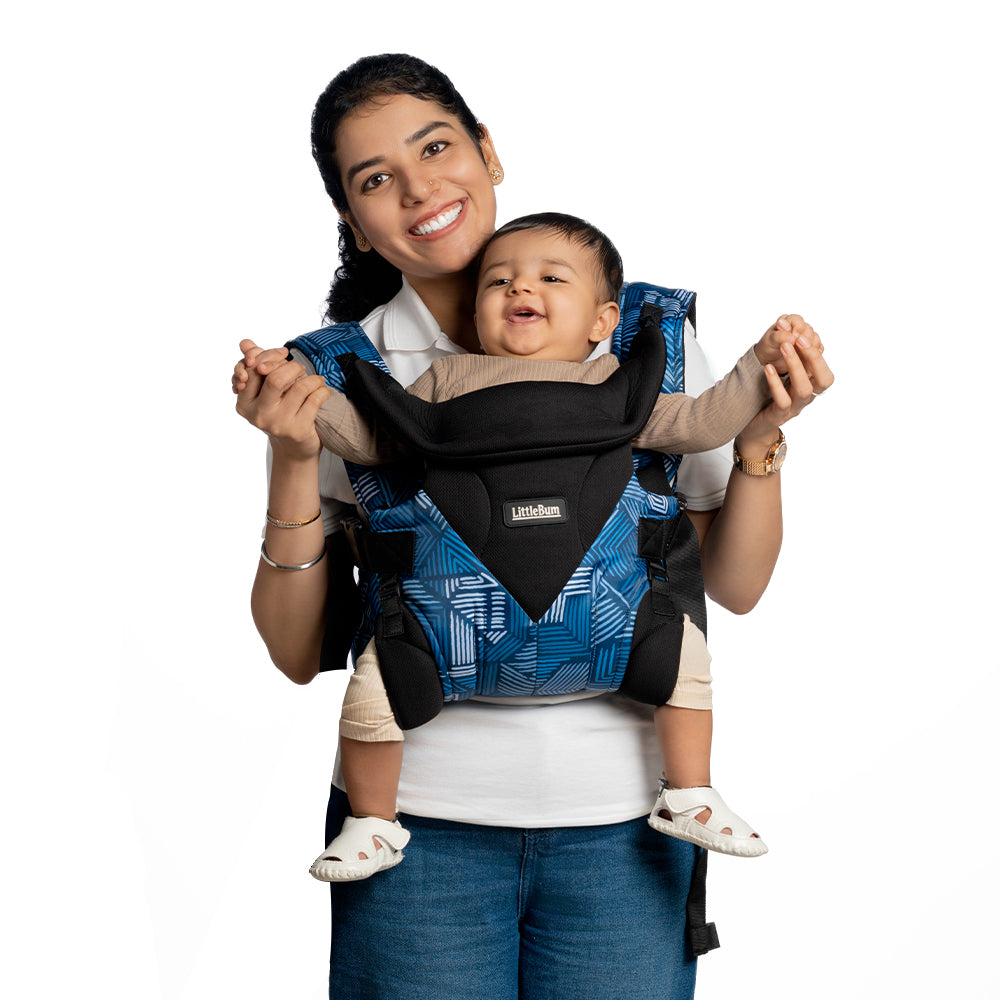 LittleBum Handsfree Cold Waves Shoulder Baby Carrier