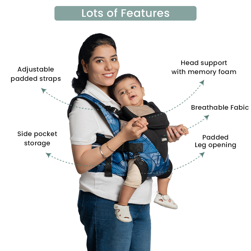 LittleBum Handsfree Cold Waves Shoulder Baby Carrier