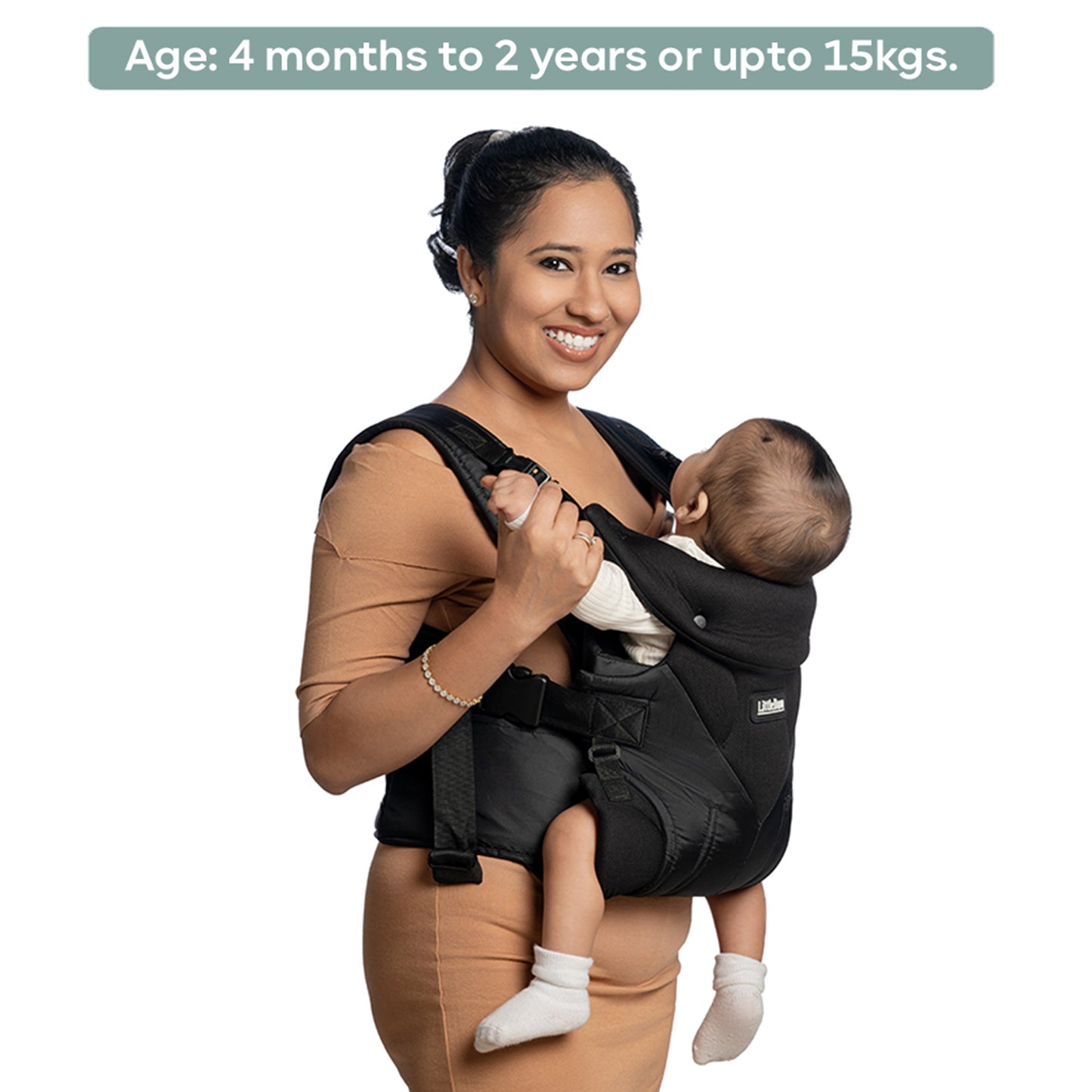 LittleBum Handsfree Black Shoulder Baby Carrier