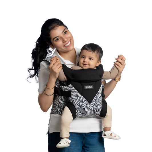 LittleBum Handsfree Monochrome Shoulder Baby Carrier