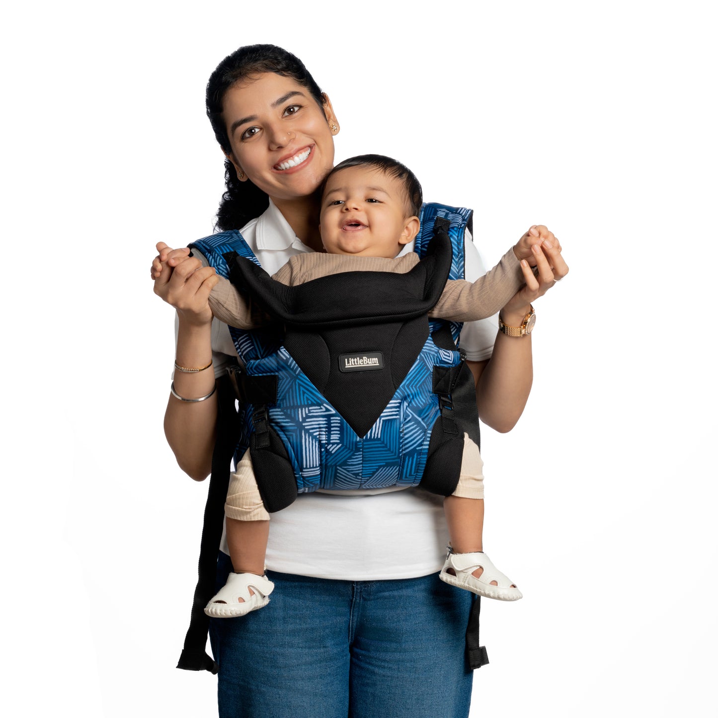 LittleBum Handsfree Cold Waves Shoulder Baby Carrier