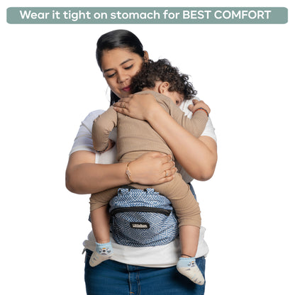 LittleBum Blue Ocean Detachable Hip Seat Baby Carrier