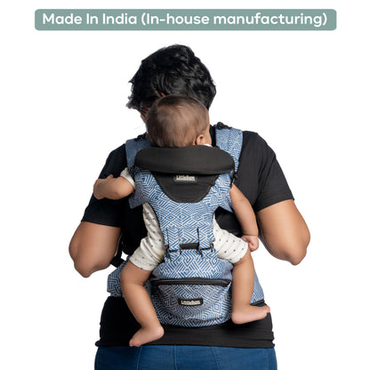 LittleBum Blue Ocean Detachable Hip Seat Baby Carrier